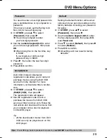 Preview for 29 page of Panasonic DVDS58 - DVD/CD PLAYER - MULTI LANGUAGE Operating Instructions Manual