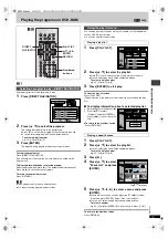 Preview for 13 page of Panasonic DVDXP30 - DIG. VIDEO DISC PLAY Operating Instructions Manual