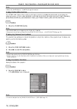 Preview for 74 page of Panasonic DW17K2U Operating Instructions Manual