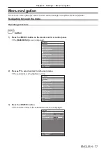 Preview for 77 page of Panasonic DW17K2U Operating Instructions Manual