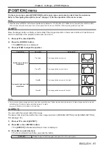 Preview for 91 page of Panasonic DW17K2U Operating Instructions Manual