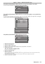 Preview for 131 page of Panasonic DW17K2U Operating Instructions Manual