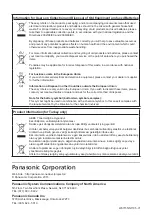 Предварительный просмотр 223 страницы Panasonic DW17K2U Operating Instructions Manual