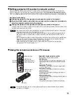 Preview for 15 page of Panasonic DW5000UL - WXGA DLP Projector Operating Instructions Manual