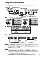 Предварительный просмотр 39 страницы Panasonic DW5000UL - WXGA DLP Projector Operating Instructions Manual