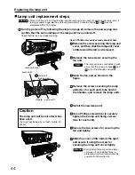 Предварительный просмотр 44 страницы Panasonic DW5000UL - WXGA DLP Projector Operating Instructions Manual