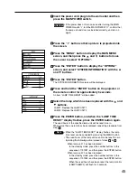 Предварительный просмотр 45 страницы Panasonic DW5000UL - WXGA DLP Projector Operating Instructions Manual