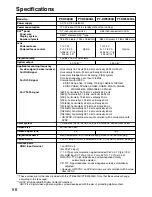 Предварительный просмотр 56 страницы Panasonic DW5000UL - WXGA DLP Projector Operating Instructions Manual