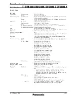 Preview for 2 page of Panasonic DW6300K Specification Sheet