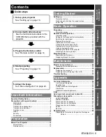 Preview for 5 page of Panasonic DW6300ULS - WXGA DLP Projector 720p Operating Instructions Manual