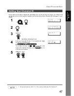 Preview for 47 page of Panasonic DX-600 Network Fax Manual