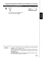 Preview for 71 page of Panasonic DX-800AU Operating Instructions Manual