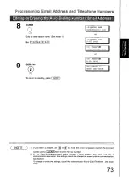 Preview for 73 page of Panasonic DX-800AU Operating Instructions Manual