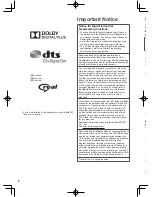 Preview for 2 page of Panasonic E6G series Operating Instructions Manual