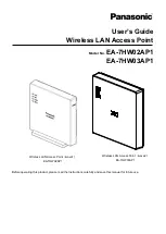 Panasonic EA-7HW02AP1 User Manual preview