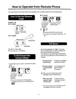 Preview for 8 page of Panasonic EASA-PHONE KX-1423BA Operating Instructions (Network Operation Manual)