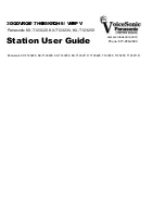 Panasonic EASA-PHONE KX-T123220 Station User'S Manual предпросмотр