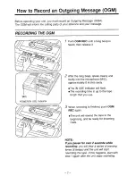 Предварительный просмотр 8 страницы Panasonic EASA-PHONE KX-T1450 Operating Instructions Manual