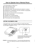 Предварительный просмотр 15 страницы Panasonic EASA-PHONE KX-T1450 Operating Instructions Manual