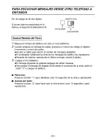 Предварительный просмотр 24 страницы Panasonic EASA-PHONE KX-T1450 Operating Instructions Manual