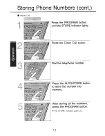 Preview for 18 page of Panasonic EASA-PHONE KX-T2315 Operating Instructions Manual