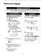 Preview for 11 page of Panasonic Easa-Phone KX-T2355 Operating Instructions Manual