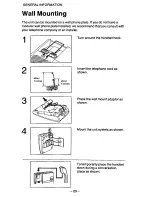 Предварительный просмотр 36 страницы Panasonic Easa-Phone KX-T2395 Operating Instructions Manual