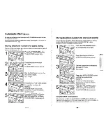 Предварительный просмотр 18 страницы Panasonic EASA-PHONE KX-T2470 Operating Instructions Manual