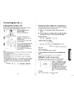 Предварительный просмотр 33 страницы Panasonic EASA-PHONE KX-T2470 Operating Instructions Manual