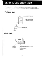 Preview for 3 page of Panasonic EASA-PHONE KX-T3000BA Operating Instructions Manual