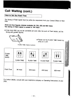 Preview for 19 page of Panasonic EASA-PHONE KX-T3000BA Operating Instructions Manual