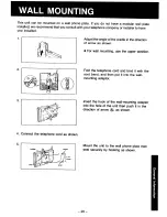 Preview for 27 page of Panasonic EASA-PHONE KX-T3000BA Operating Instructions Manual