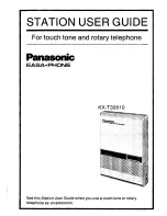 Panasonic EASA-PHONE KX-T30810 User Manual preview