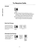 Preview for 16 page of Panasonic EASA-PHONE KX-T30850 Operating Instructions Manual