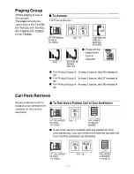 Предварительный просмотр 2 страницы Panasonic EASA-PHONE KX-T30850 User Manual