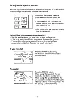 Предварительный просмотр 17 страницы Panasonic Easa-Phone KX-T3185 Operating Instructions Manual