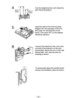 Предварительный просмотр 33 страницы Panasonic Easa-Phone KX-T3185 Operating Instructions Manual