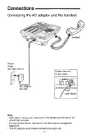 Предварительный просмотр 7 страницы Panasonic EASA-PHONE KX-T3280 Operating Instructions Manual