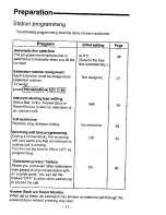 Предварительный просмотр 11 страницы Panasonic EASA-PHONE KX-T3280 Operating Instructions Manual