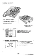 Предварительный просмотр 12 страницы Panasonic EASA-PHONE KX-T3280 Operating Instructions Manual