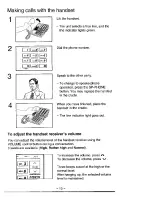 Предварительный просмотр 15 страницы Panasonic EASA-PHONE KX-T3280 Operating Instructions Manual