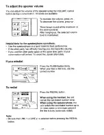 Предварительный просмотр 17 страницы Panasonic EASA-PHONE KX-T3280 Operating Instructions Manual