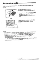 Предварительный просмотр 18 страницы Panasonic EASA-PHONE KX-T3280 Operating Instructions Manual