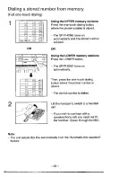 Предварительный просмотр 23 страницы Panasonic EASA-PHONE KX-T3280 Operating Instructions Manual