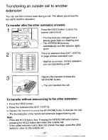 Предварительный просмотр 27 страницы Panasonic EASA-PHONE KX-T3280 Operating Instructions Manual