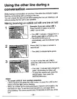 Предварительный просмотр 28 страницы Panasonic EASA-PHONE KX-T3280 Operating Instructions Manual