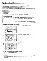 Предварительный просмотр 32 страницы Panasonic EASA-PHONE KX-T3280 Operating Instructions Manual