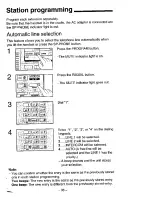 Предварительный просмотр 36 страницы Panasonic EASA-PHONE KX-T3280 Operating Instructions Manual