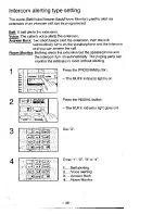 Предварительный просмотр 38 страницы Panasonic EASA-PHONE KX-T3280 Operating Instructions Manual