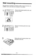 Предварительный просмотр 46 страницы Panasonic EASA-PHONE KX-T3280 Operating Instructions Manual